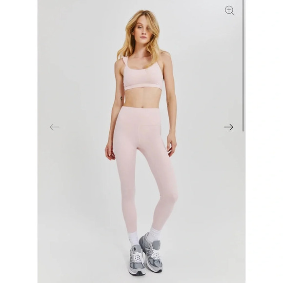 Bandier x Something Navy Ruffle Bra in Pale Blush Size Small - Picture 7 of 10